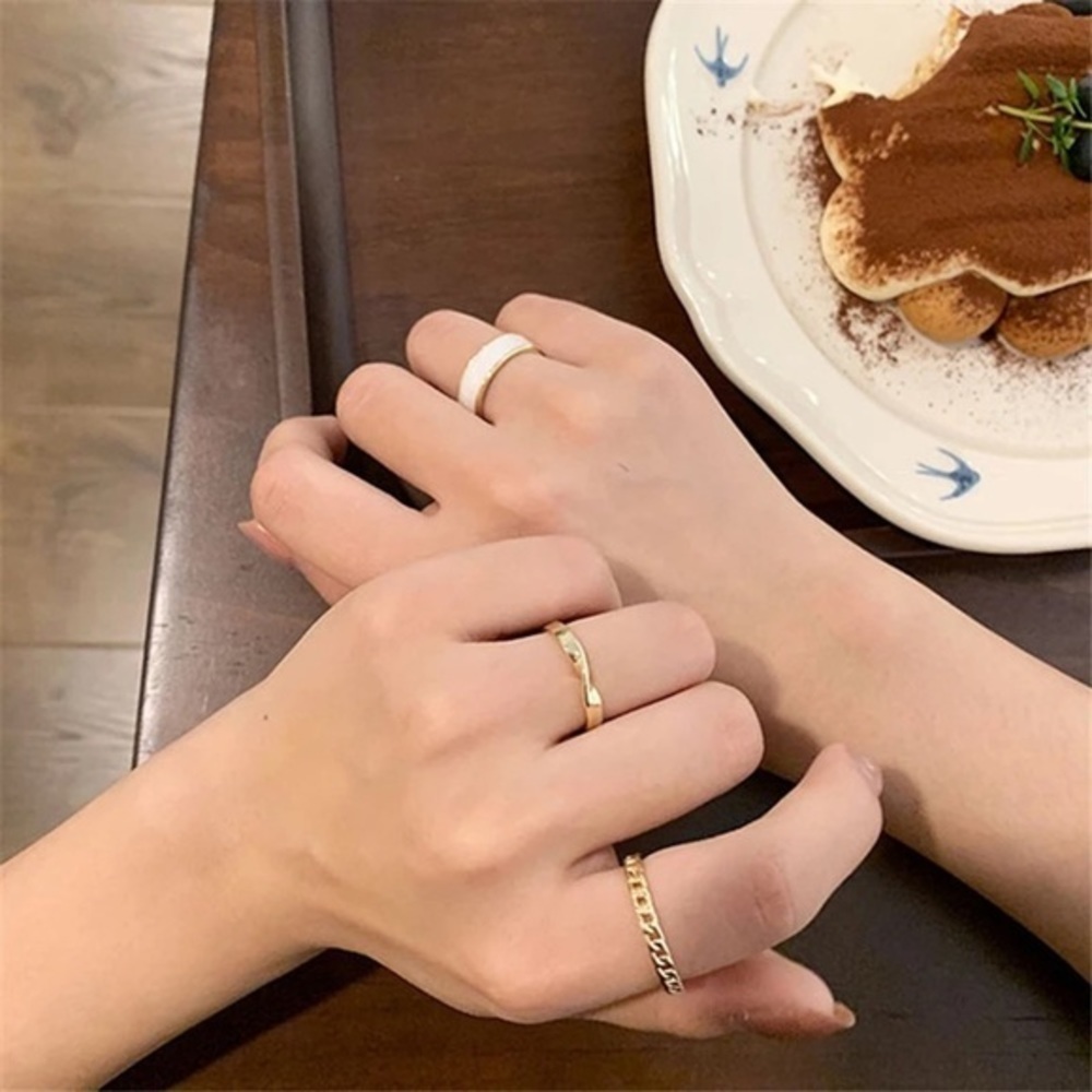 NWT Gold & Ivory Stack Rings - Picture 2 of 10